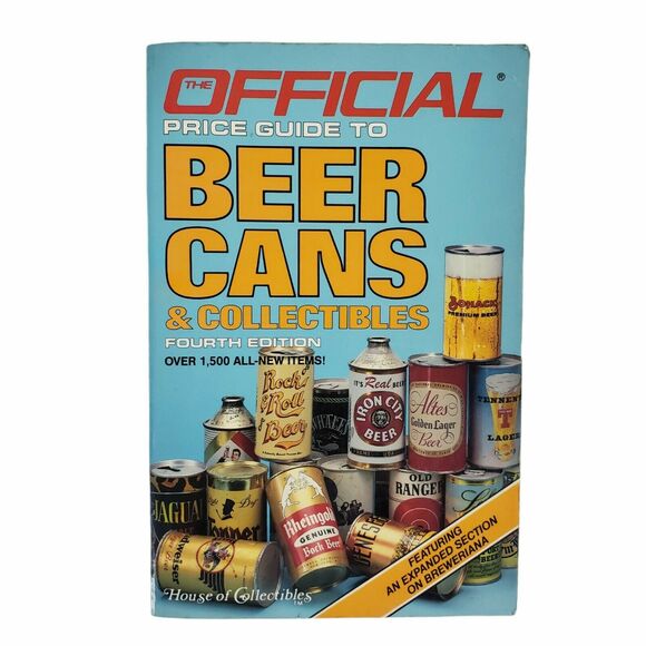 Official Price Guide to Beer Cans and Collectibles 1986 4th Edition House Collec - Picture 1 of 12